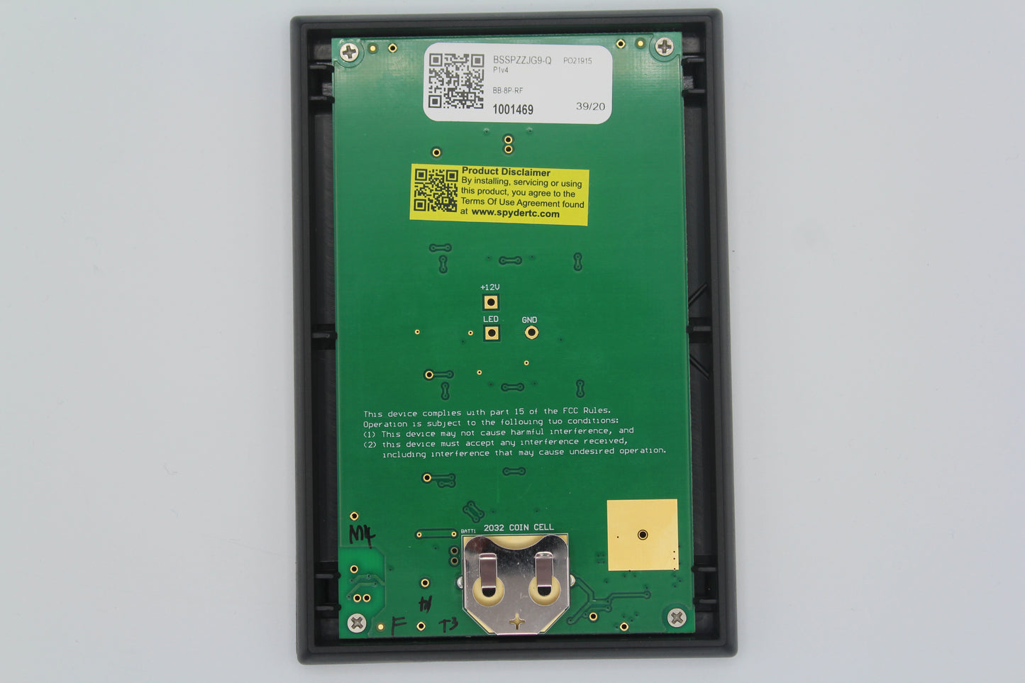 1001469 BSSPZZJG9-Q Sw Panel Assy, SSP17, BATT (RF), Vanleigh Vilano - 2021, Z, GALLEY 390 LK
