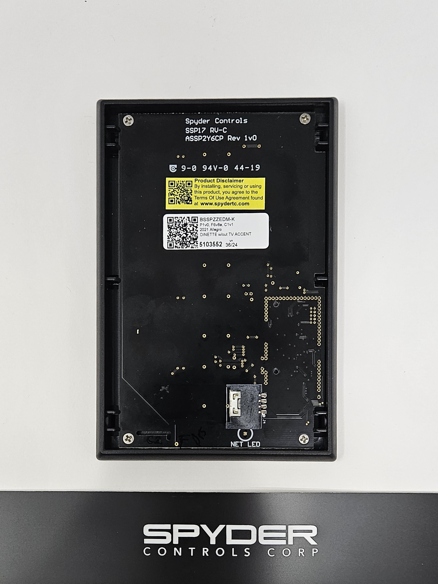 5103552 BSSPZZEDM-K - Sw Panel Assy, SSP17 (RV-C) 4 pos., Tiffin - 2021 Allegro, Z, DINETTE WO TV ACCENT (5103552)