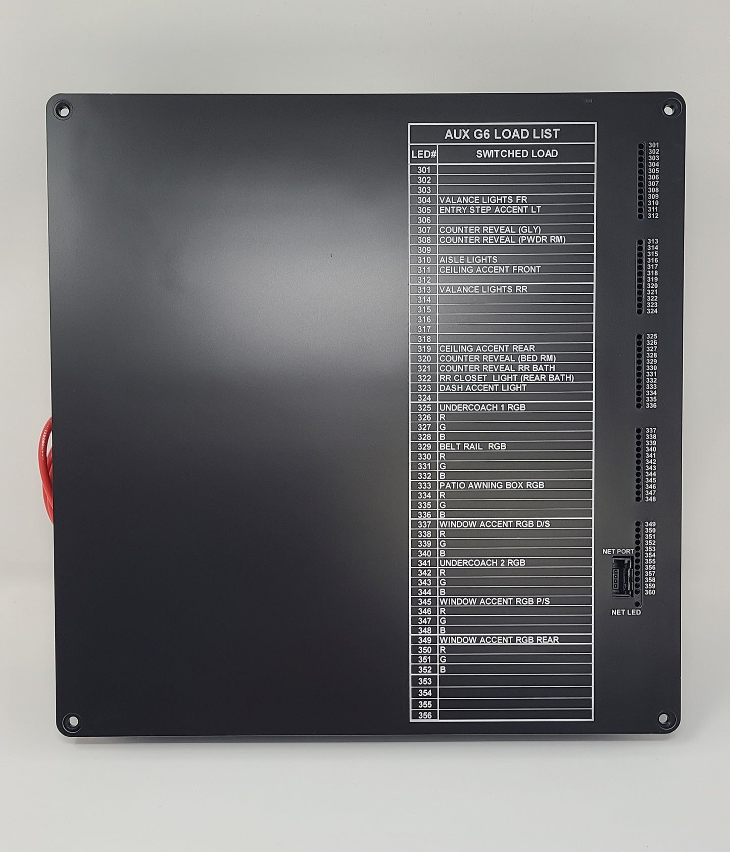 BENCZ5048 Enclosure Assy, G6A Panel, NWL, AUX, Z