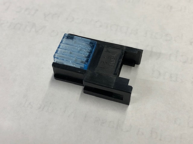 5066158 CON864204 9788 - Connector, 4 pos 2mm, Mini Clamp, Blue, Socket, 20-24awg, C/E, IDC
